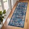 Edge Collections - 6' - Blue - Floral Runner Rug for Enhanced Home Comfort - 1 Piece
